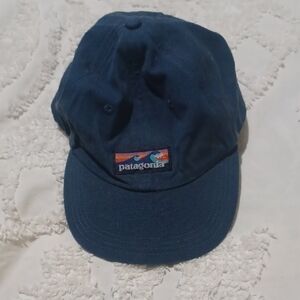 Patagonia Boardshort Label Funfarer Cap - NetPlus Organic Cotton Blue